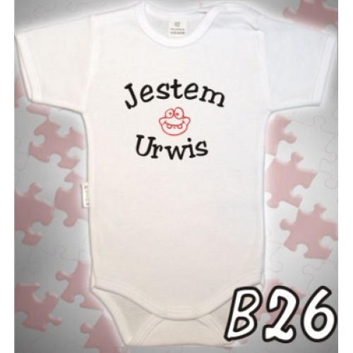 Jestem Urwis - body dziecięce B26