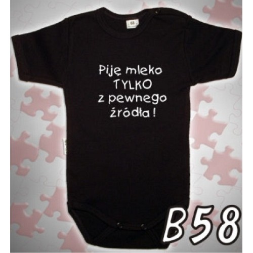 Mleko z pewnego źródła - body dziecięce B58