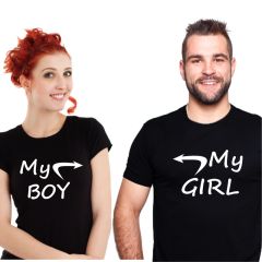 Mój chłopak, moja dziewczyna - koszulki dla par